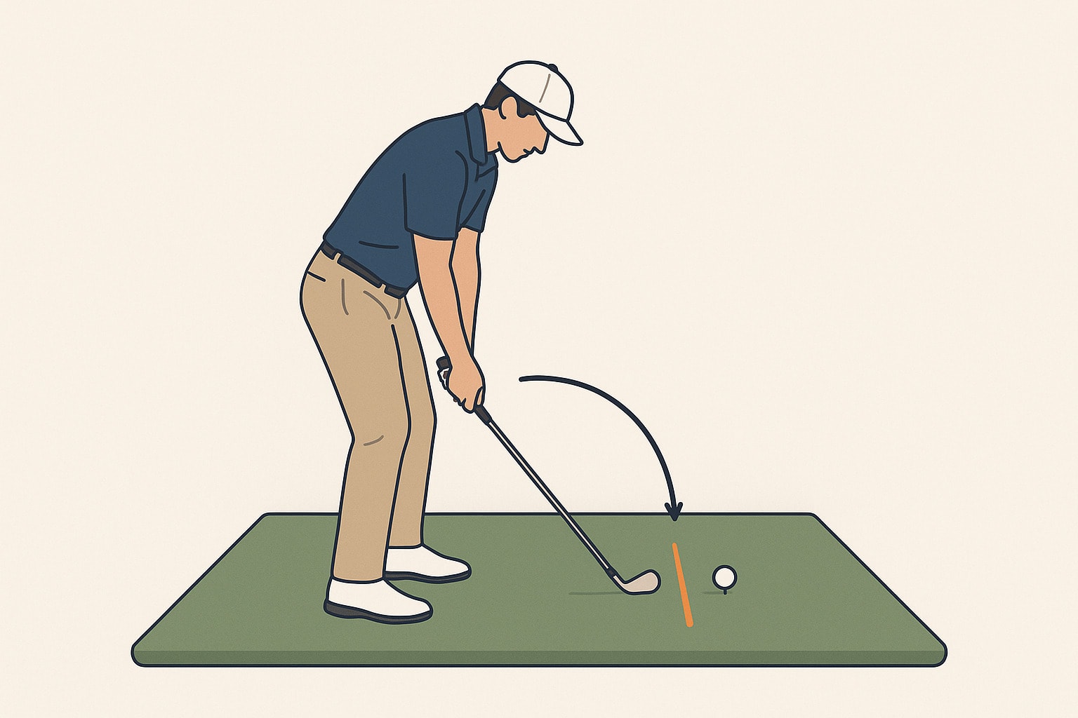 Low-Point Line Drill for cleaner ball-first contact. Low-Point Line Drill for cleaner ball-first contact.