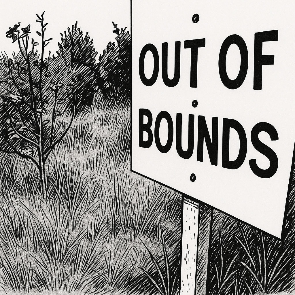 ”Out of Bounds” means the ball is outside the course limits ”Out of Bounds” means the ball is outside the course limits