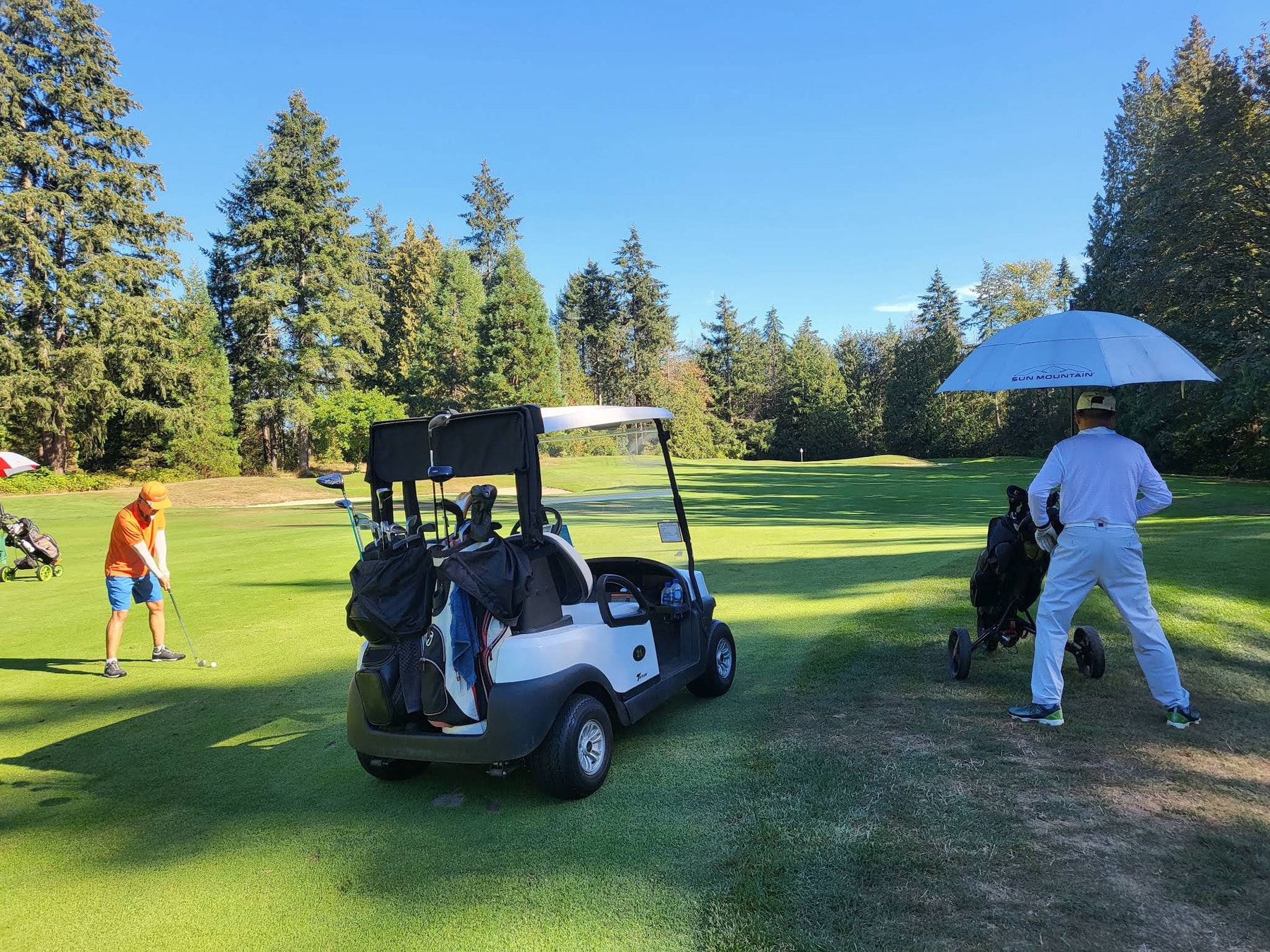 Sunny tee time vibes - Fraserview in full swing! Sunny tee time vibes - Fraserview in full swing!