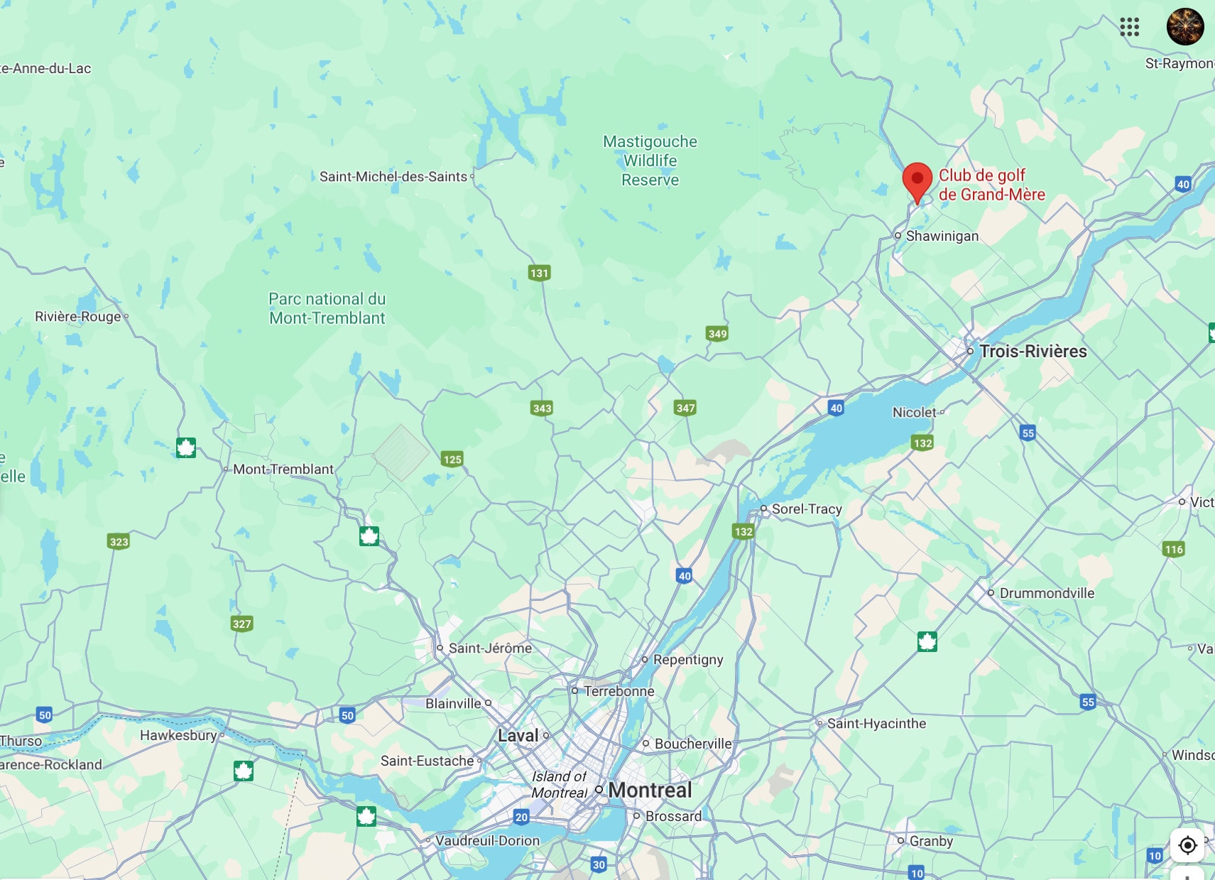 Club de Golf Grand-Mère is located in Shawinigan, surrounded by forested hills and lakes in Quebec’s Mauricie region. Club de Golf Grand-Mère is located in Shawinigan, surrounded by forested hills and lakes in Quebec’s Mauricie region.
