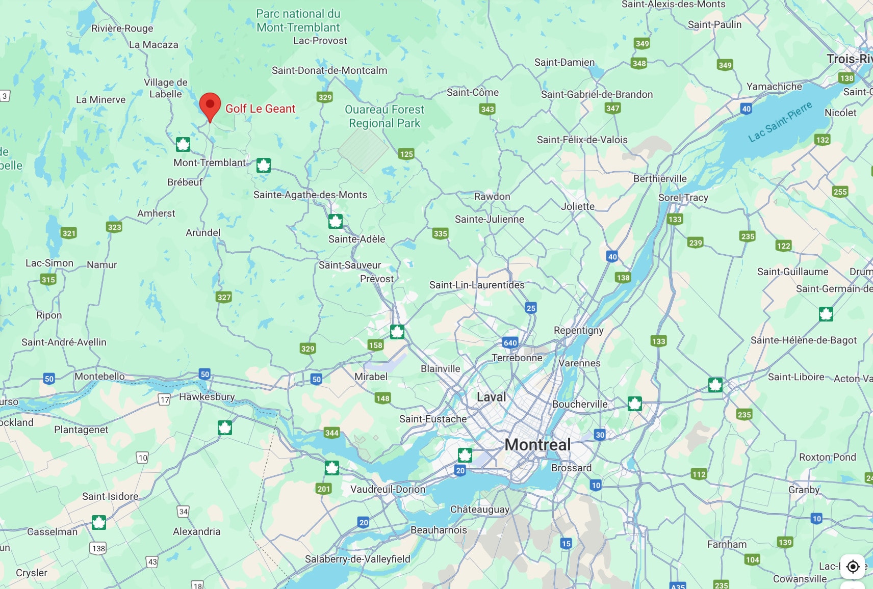 Le Géant Golf Course sits in the heart of Mont-Tremblant, surrounded by mountain views and forested valleys, a true alpine golf setting. Le Géant Golf Course sits in the heart of Mont-Tremblant, surrounded by mountain views and forested valleys, a true alpine golf setting.