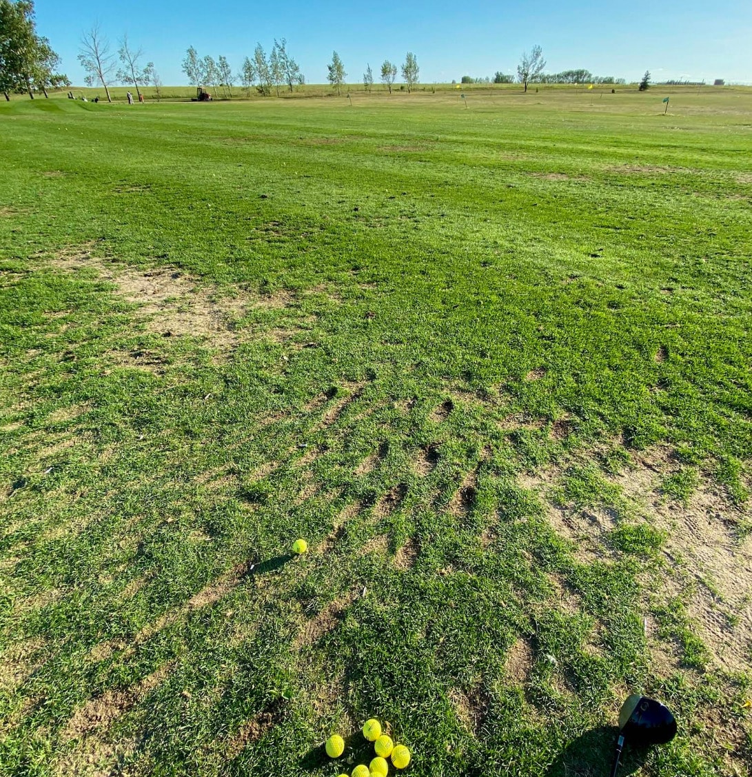 Practice area at Joanne Goulet Golf Course in northwest Regina on a bright, calm day. Practice area at Joanne Goulet Golf Course in northwest Regina on a bright, calm day.